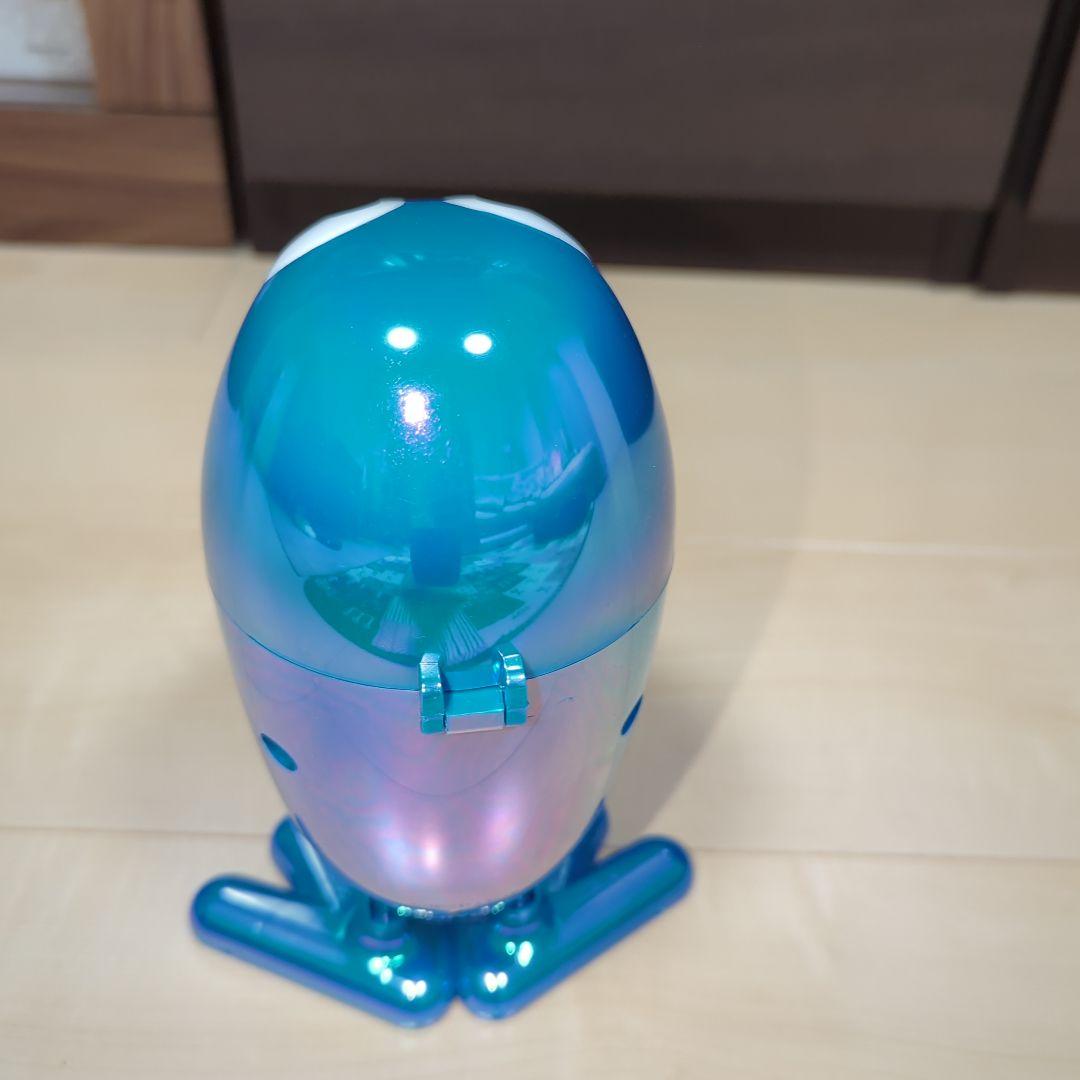 キョロちゃん缶　非売品　青バージョン