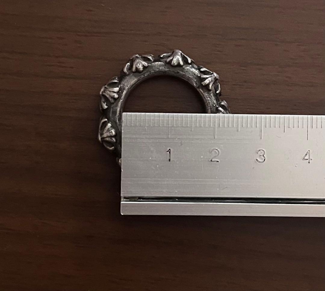 Chrome Hearts 1997フラワーモチーフリング .925 16号