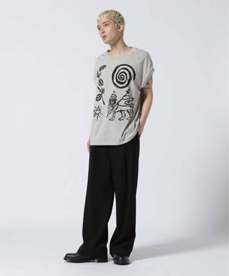 トップス Sasquatchfabrix. 23ss ETHIOPIA NOSLEEVE