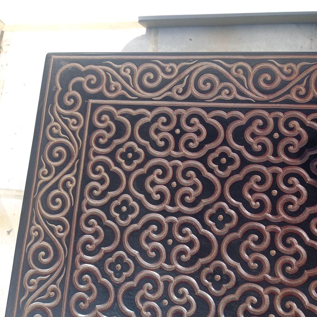 中国骨董品、唐時代のオブジェ、大平卓、戴鶴彫刻、宣徳年製、