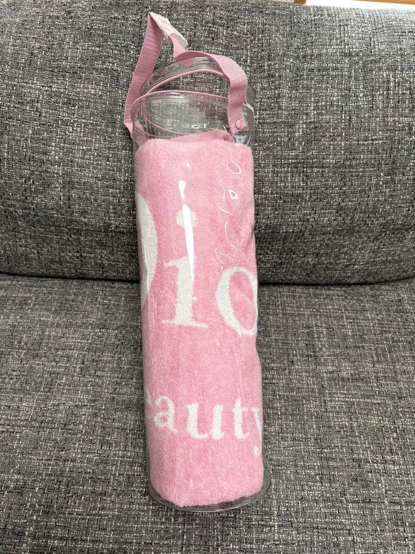 Dior Beauty ビーチタオル 大判バスタオル ピンク
