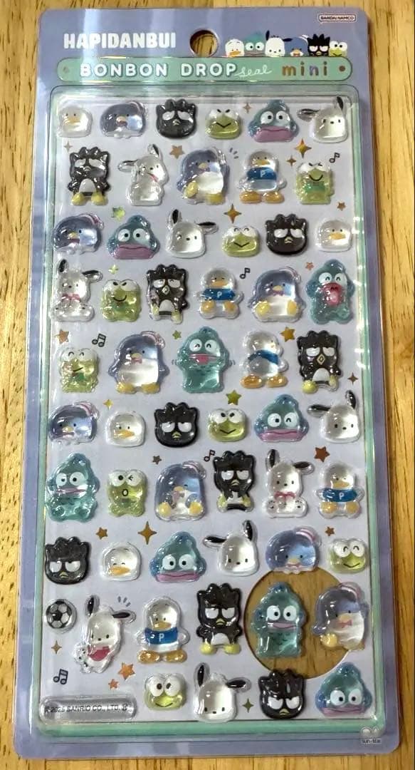 国内正規品　ボンボンドロップシールミニ　サンリオ　8種類 匿名配送