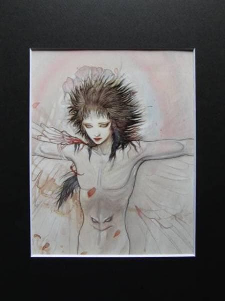 天野　喜孝、キマイラ涅槃変、希少な画集より、新品額装付、状態良好