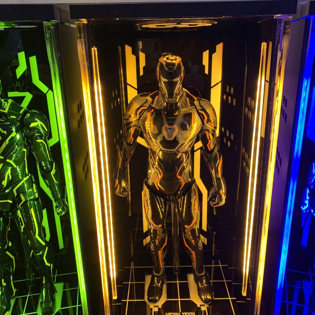 最終値下げ　ホットトイズ　アイアンマン　ネオン　格納庫セット　フィギュア　1/6
