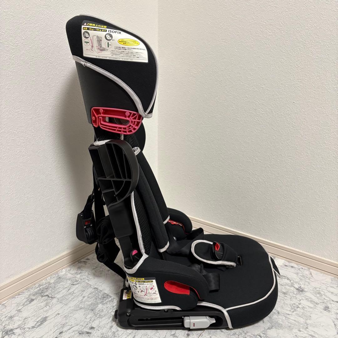 【美品】日本育児　トラベルベスト EC FIX ISOFIX　ブラック