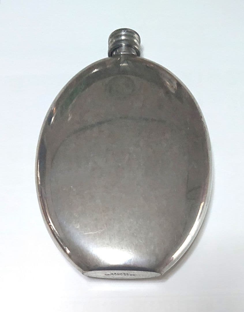 昭和レトロ 古い水筒 Pewter 製 当時物 希少 貴重