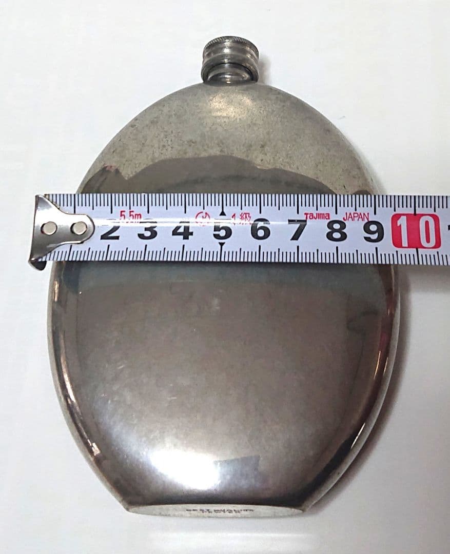 昭和レトロ 古い水筒 Pewter 製 当時物 希少 貴重
