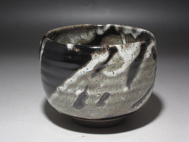 ★　清水卯一　蓬莱花碗　味わいある一品★x494