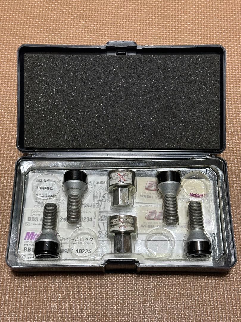 良品 BBS ロックボルト McGard社製 M14 1.5 1台分 LM 他