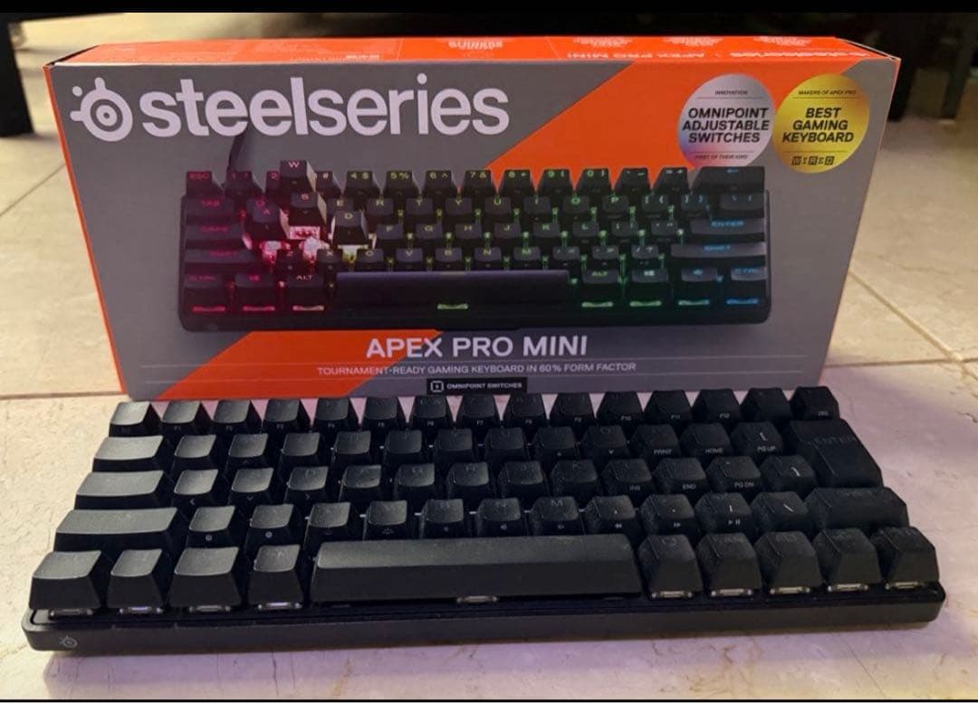 APEX PRO mini steelseries ゲーミングキーボード　箱付き