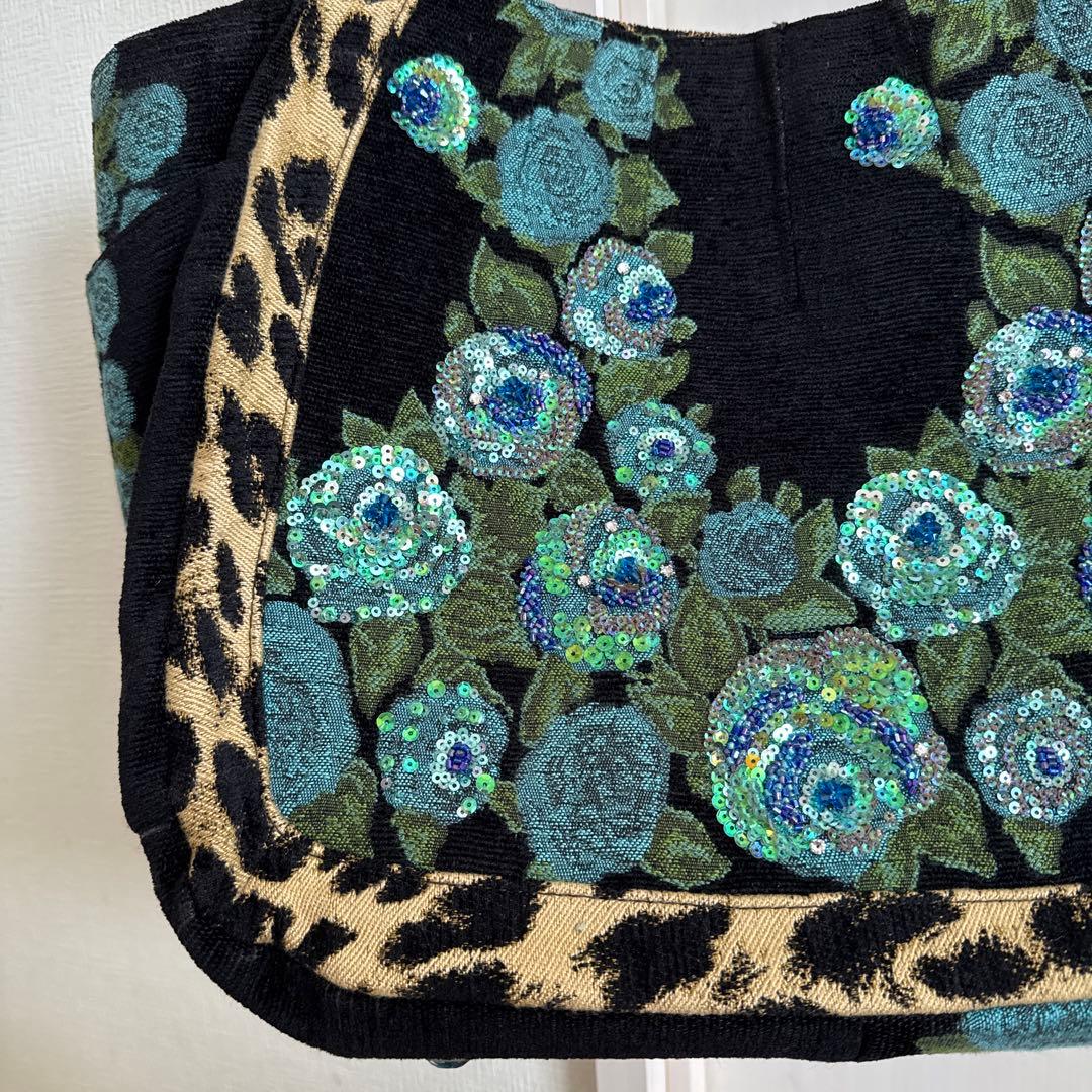 シンクビー　ブルーローズ　レオパード 定価58000円　ショルダーバッグ