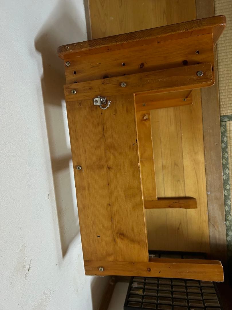 昭和　勉強机　椅子　机