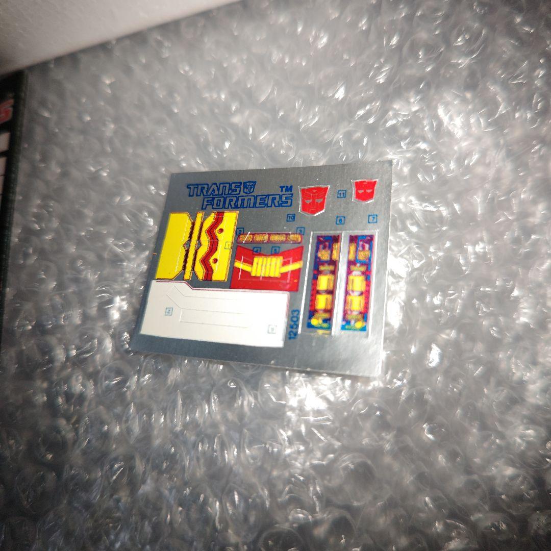 トランスフォーマー　カムシャフト　シール未使用