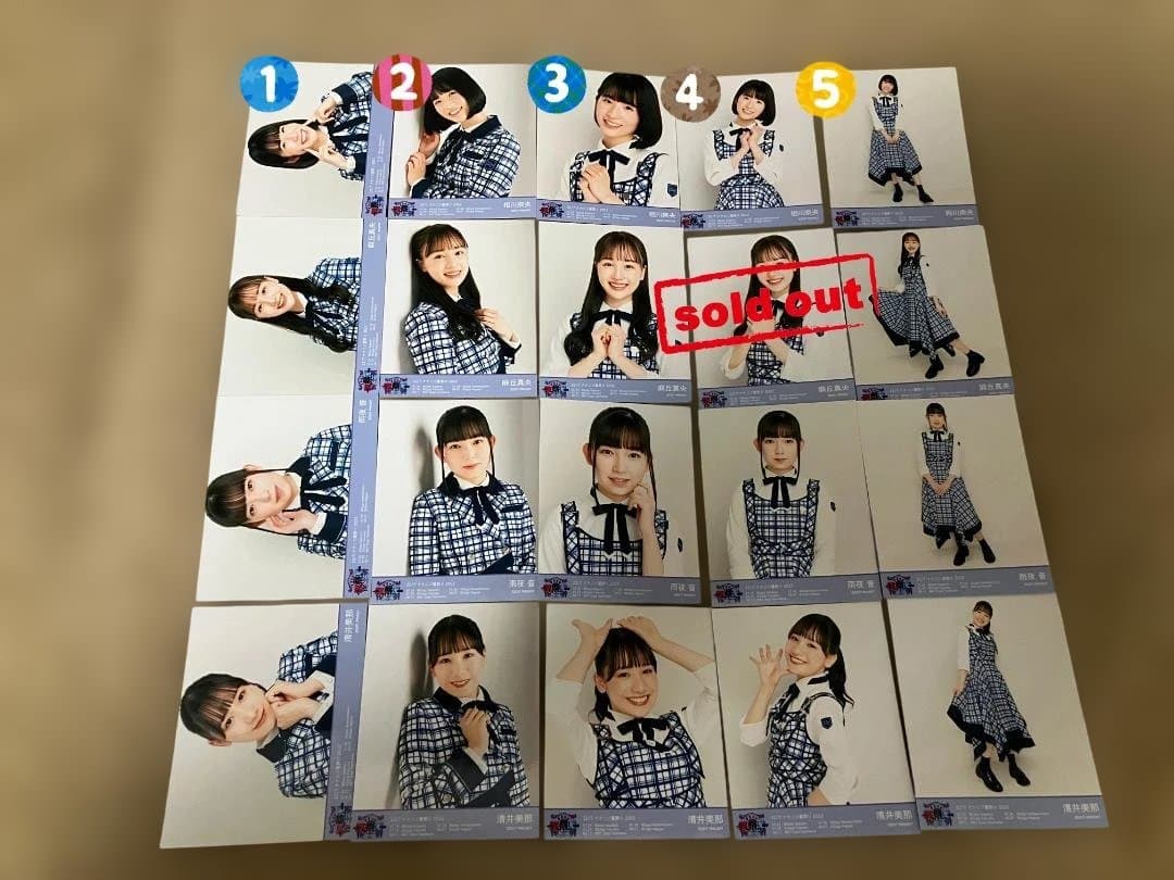 ナナニジ　夏祭り2022　9th衣装　ブロマイド　バラ売り