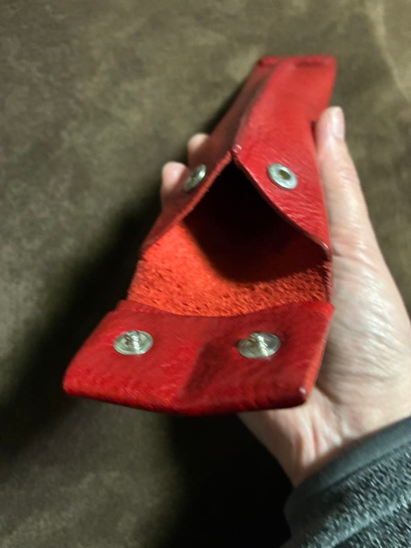 Hender Scheme シャーベットペンケース 赤