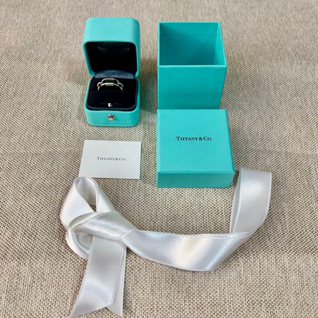 e　　　TIFFANY&Co.1837 スモールダブルロックリング　メンズ