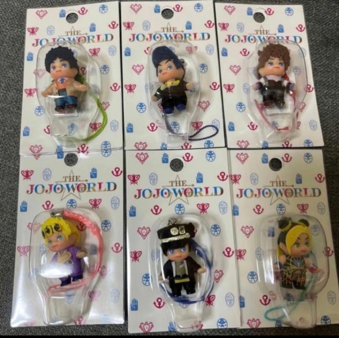 新品THE JOJO WORLDキューピーコラボストラップ　コンプリート　全種
