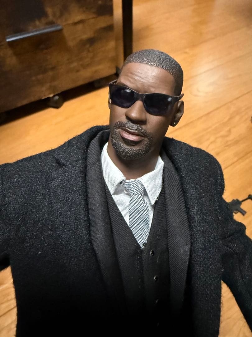 激レア ホットトイズ 系 1/6 デンセル•ワシントン 似 ギャング 美品