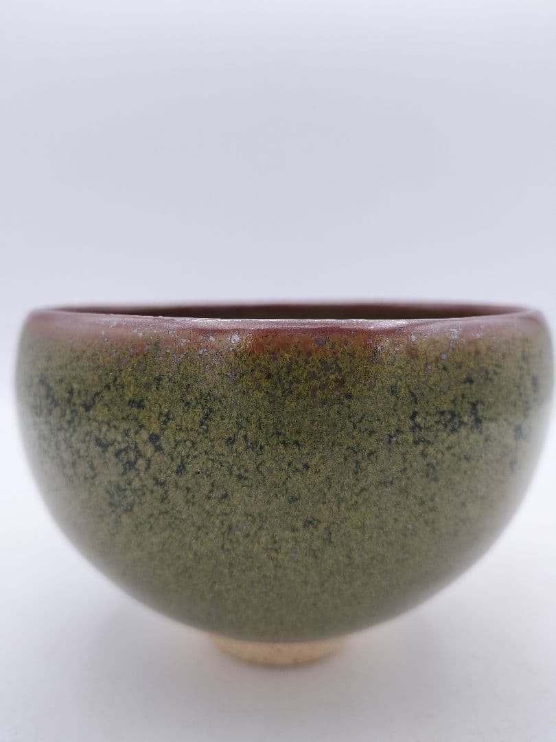 c513 天目茶碗 藤原恭介 木箱 茶道具 古物　藤原啓