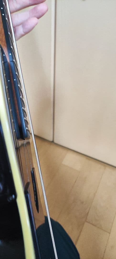 Crafter アコースティックギター ブラック セミハードケース付き