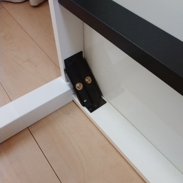 美品　こたつ　テーブル　ホワイト白 長方形 ヒーター付　鏡面　120