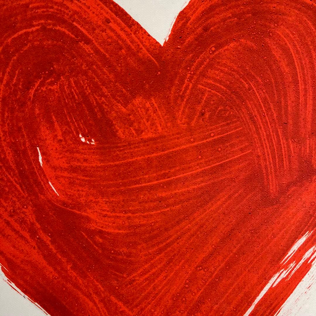 キャンバス プリントアート ハート 絵画 額付 インテリア