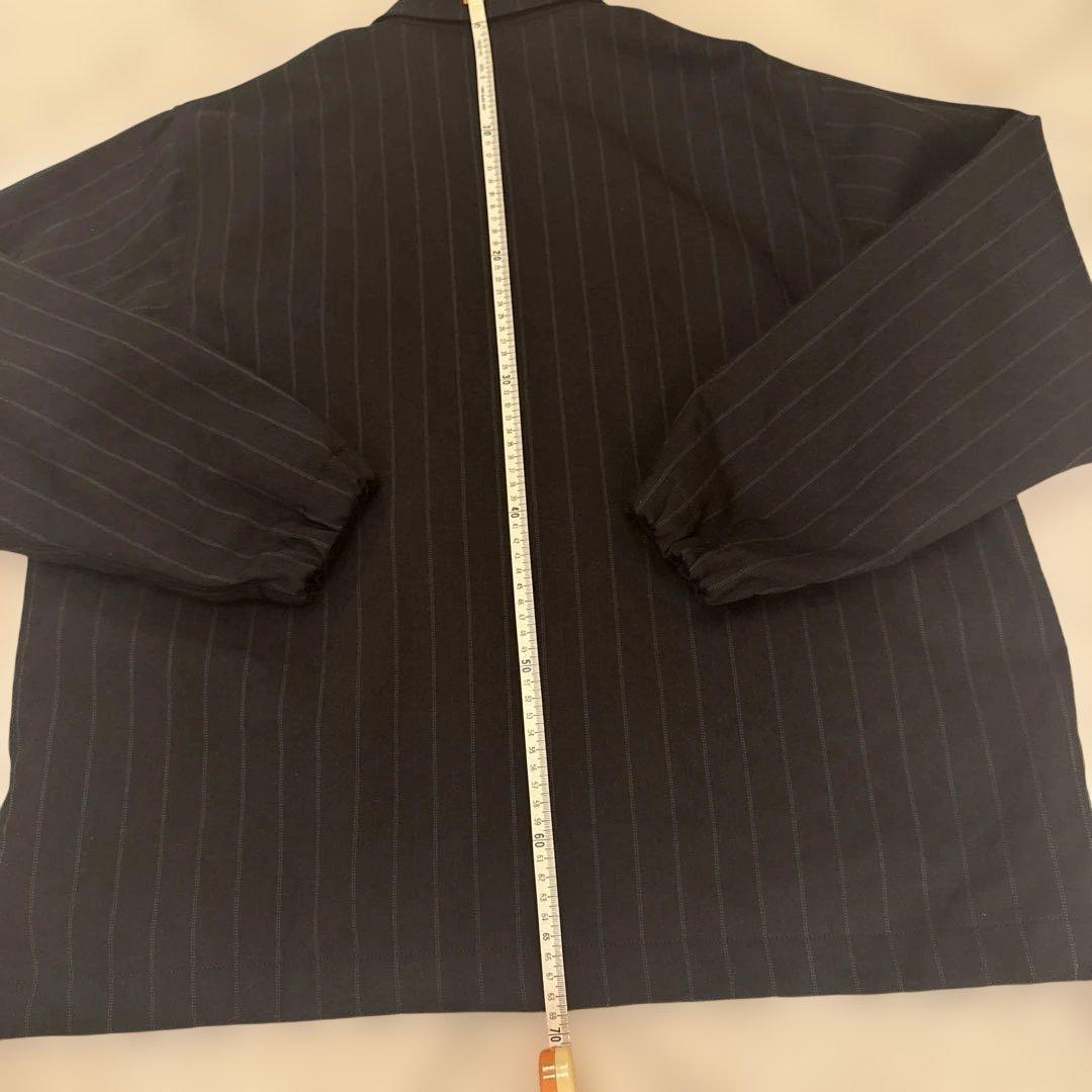 コムデギャルソンオム 21aw ストライプ リバーシブル コーチジャケット