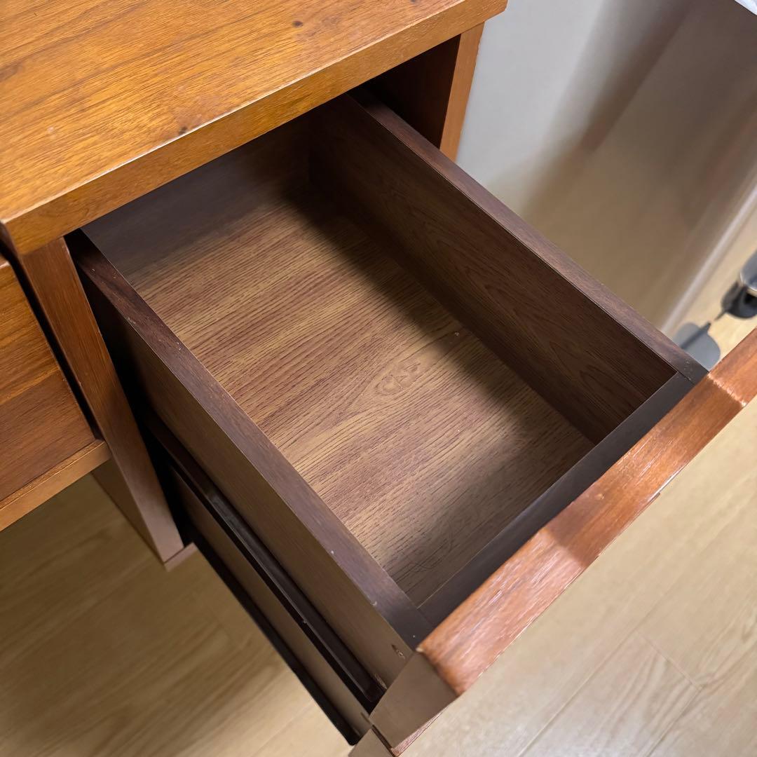 ドレッサー 鏡台 木製 スツール セット ミッドセンチュリー系 レトロ