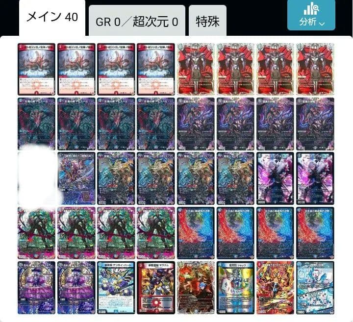 _*d様 クローシスアビス　デッキ　39枚+パーツ