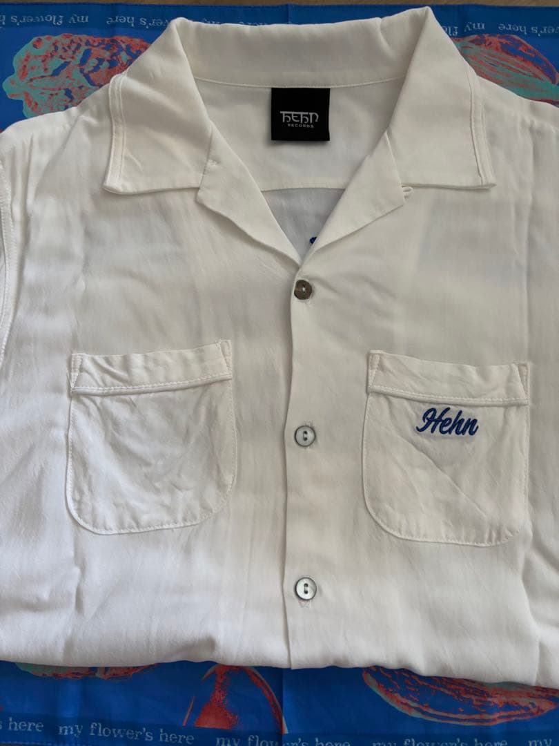 藤井風　ヘンレコ　ボーリングシャツ白Sサイズ
