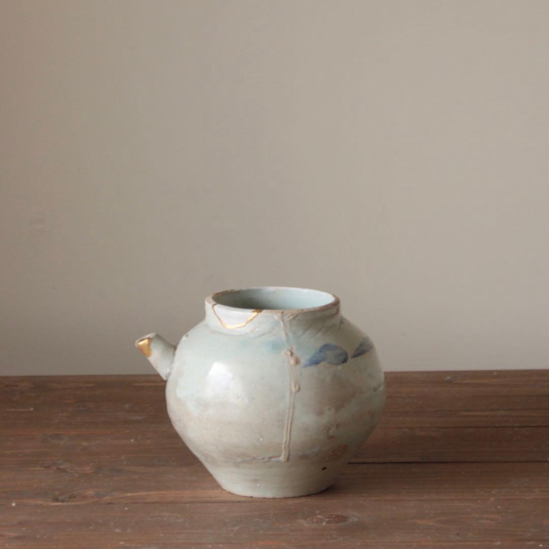 李朝 染付 片口 青花 朝鮮美術 古美術 古道具 アンティーク