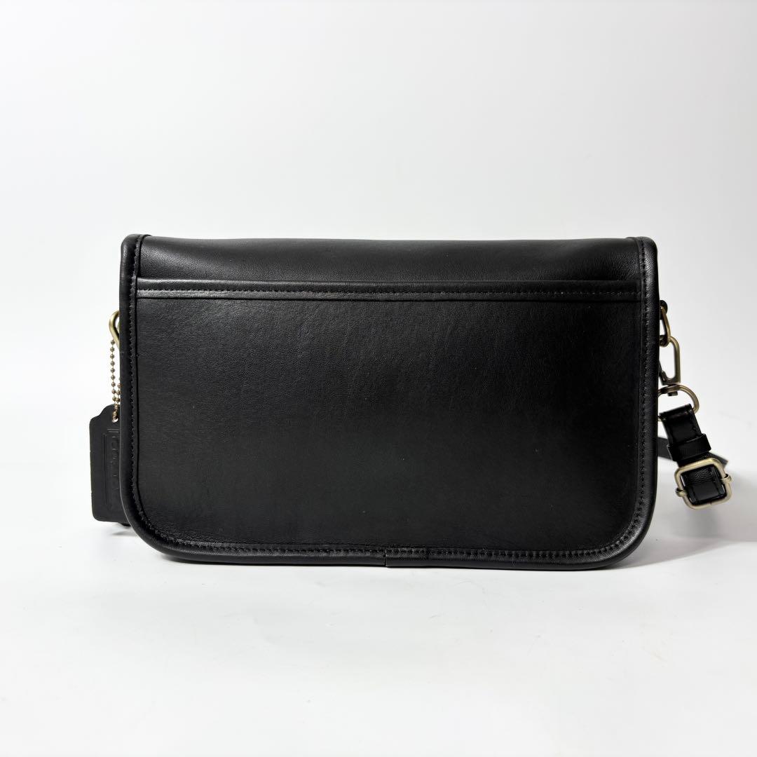 オールドコーチ　ターンロック　ショルダーバッグ　ブラック　カメラ　vintage