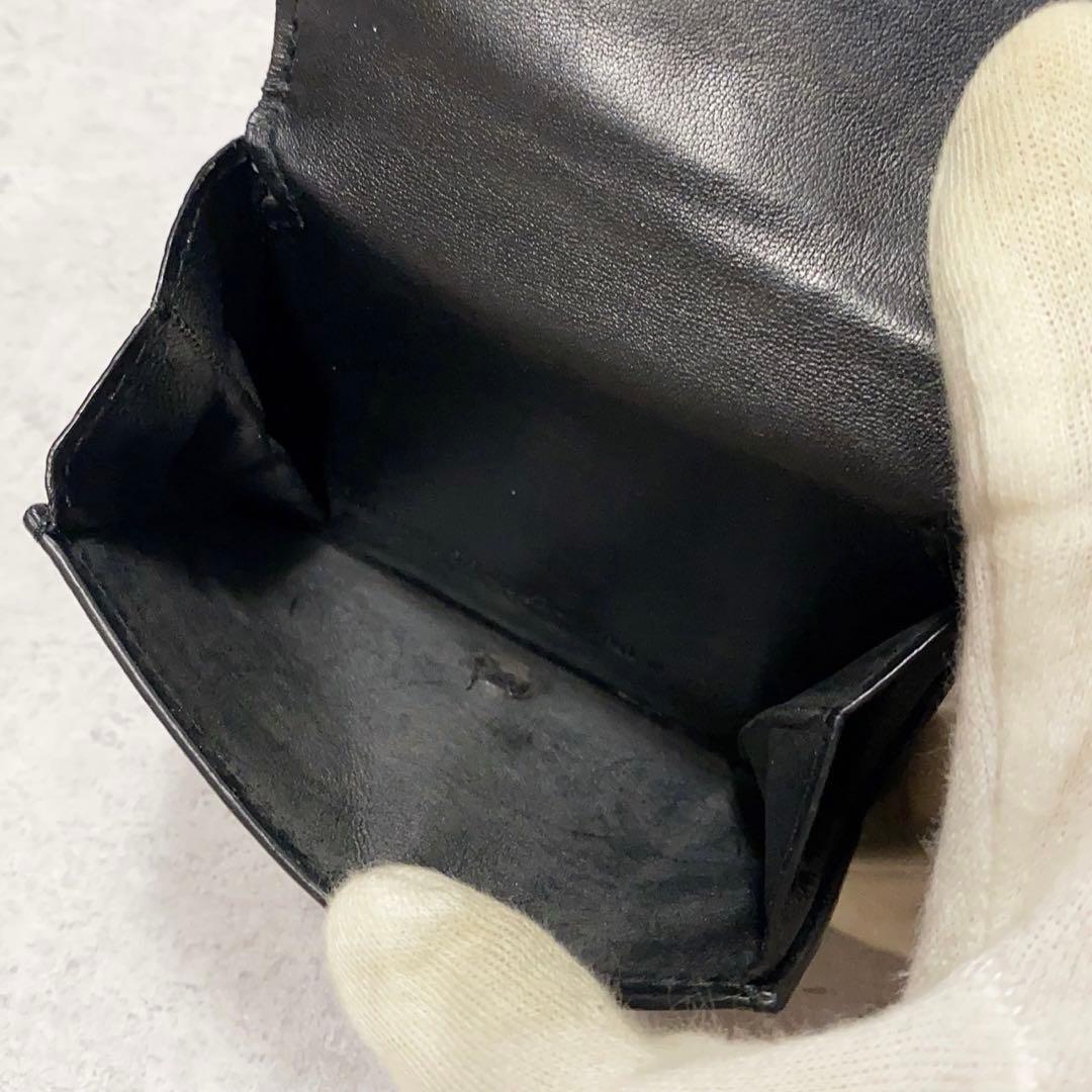 人気モデル✨バレンシアガ 三つ折り財布 ミニ財布 ブラック 黒