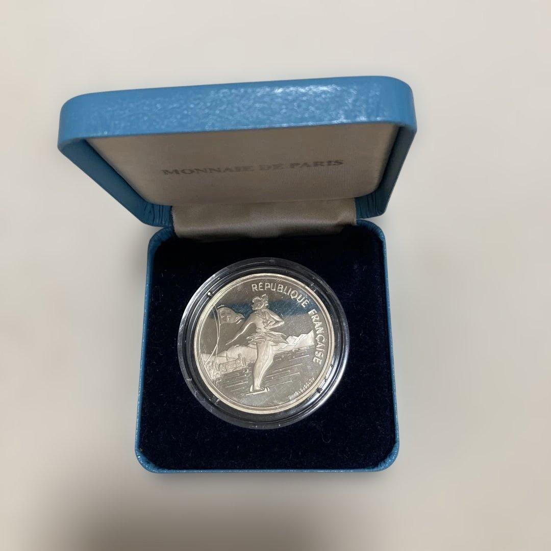 ま*読様 1992年　アルベールビルオリンピック　記念銀貨　全9種目　コンプリー