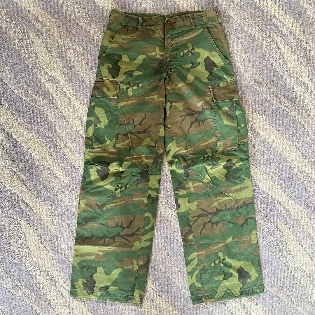 US ARMY米軍実物ジャングルファティーグパンツグリーンリーフM65M51