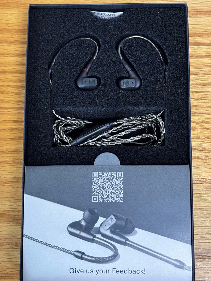 ゼンハイザー IE200　マイク付き純正ケーブル付属