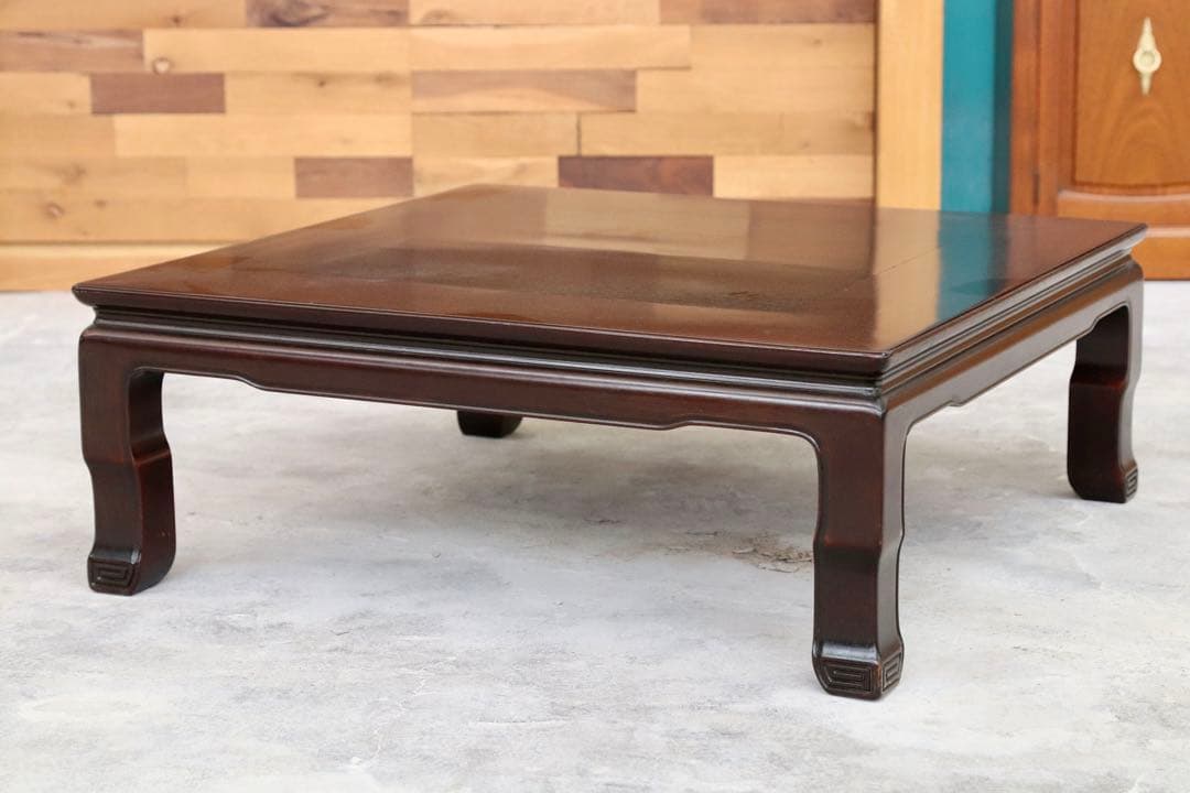 GMHK442○唐木家具 和家具 座卓 座敷 テーブル センターテーブル リビン