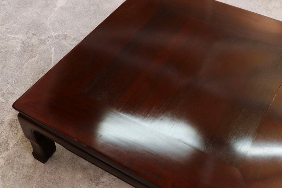 GMHK442○唐木家具 和家具 座卓 座敷 テーブル センターテーブル リビン