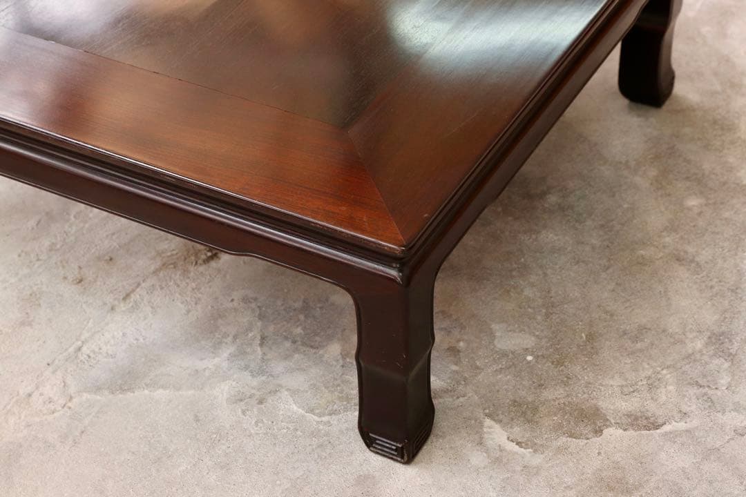 GMHK442○唐木家具 和家具 座卓 座敷 テーブル センターテーブル リビン