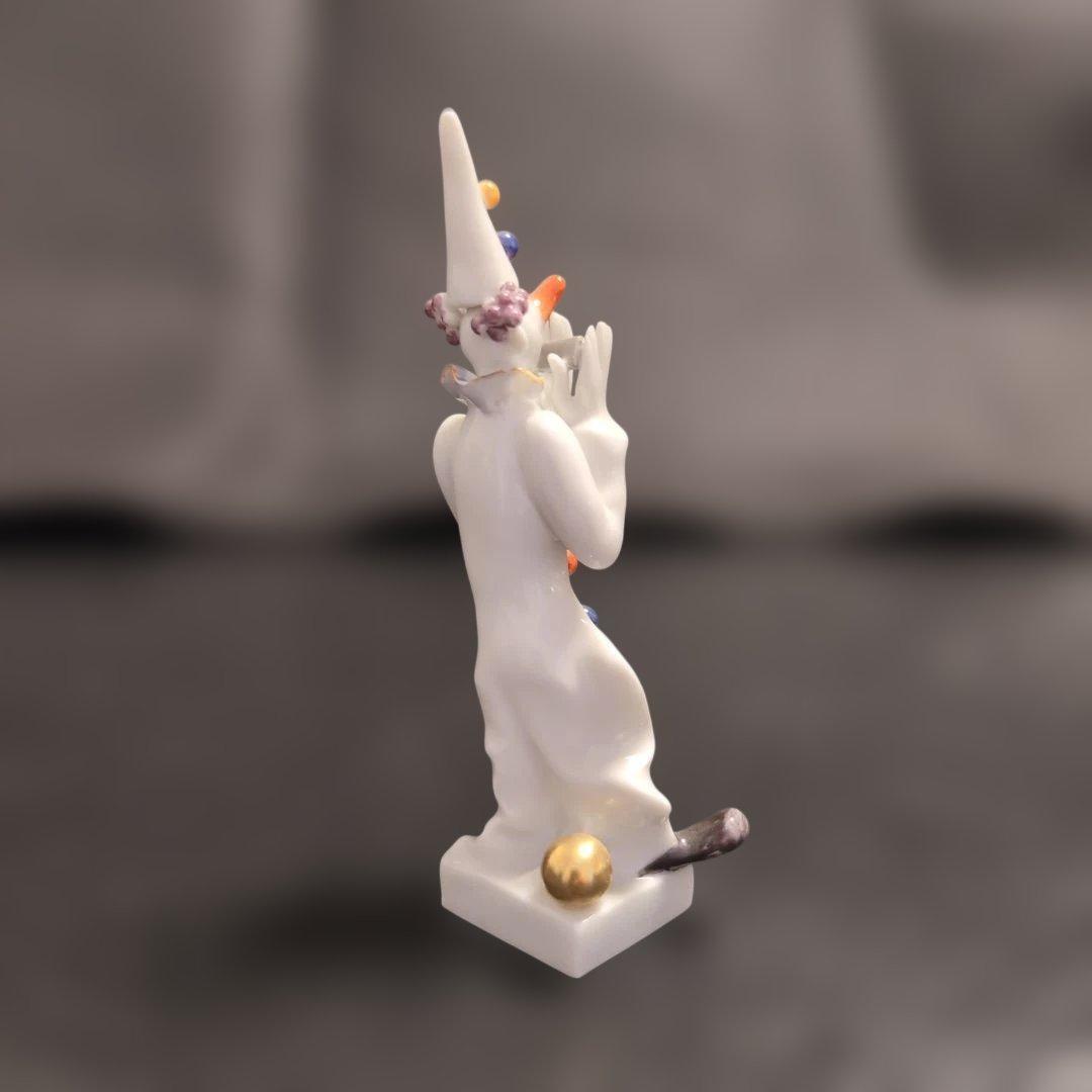 マイセンのクラウンハーモニカ、ピエロです。