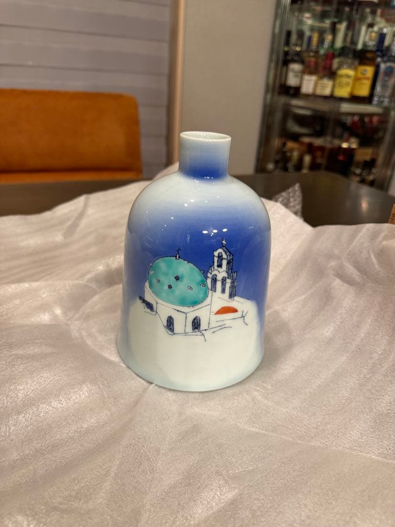 辻殻彦⭐︎海の教会⭐︎有田焼　花瓶