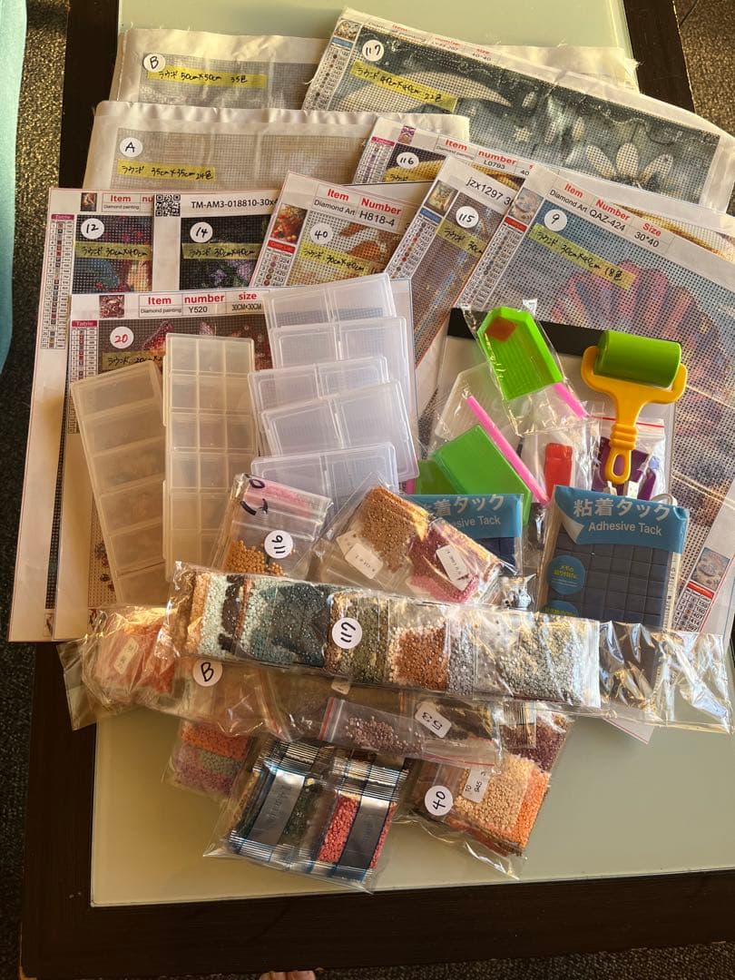 リカさん専用ダイヤモンドアート　アート用品色々たくさんセット