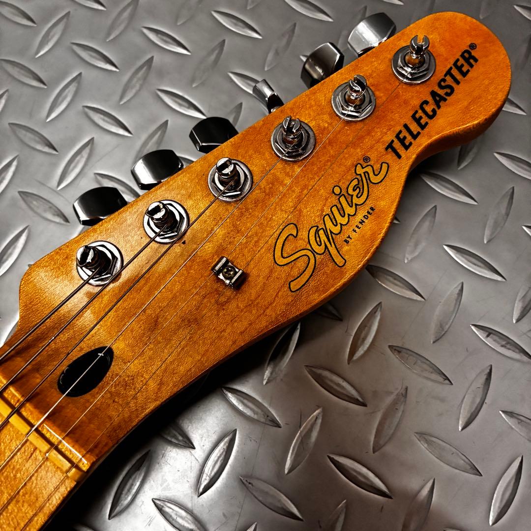 Squier TELECASTER DELUXE ブラック 純正ソフトケース付属