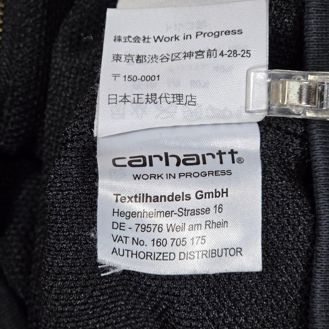 人気カラー✨️カーハート サーマル フルジップパーカー 金ジップ WIP 黒 S