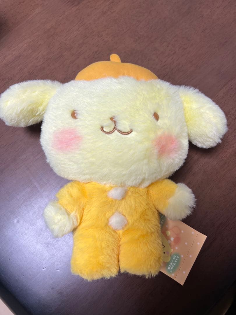 くたくた　ポムポムプリン　ぬいぐるみ