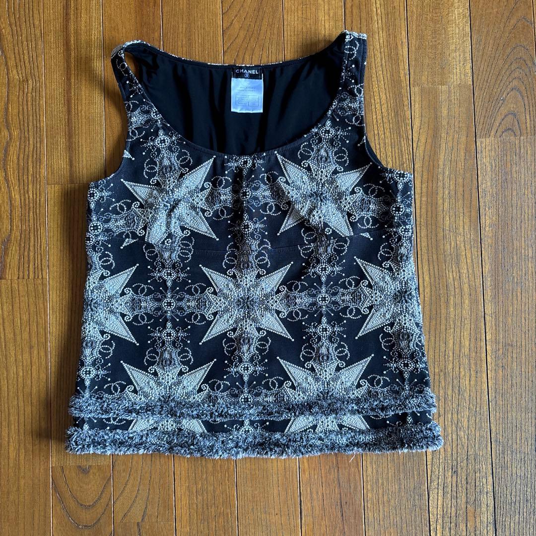 CHANEL 星柄タンクトップ