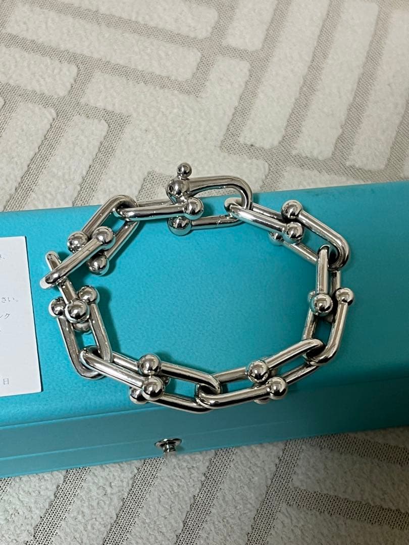 ティファニー　ハードウェア　ラージリンク　ブレスレット　TIFFANY&Co.