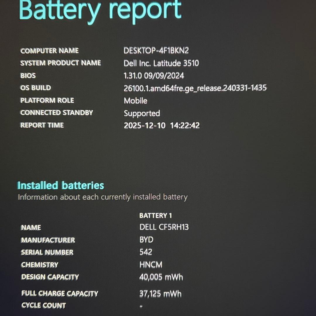 美品 Latitude 3510 10世代 i5 15.6型 フルHD オフィス