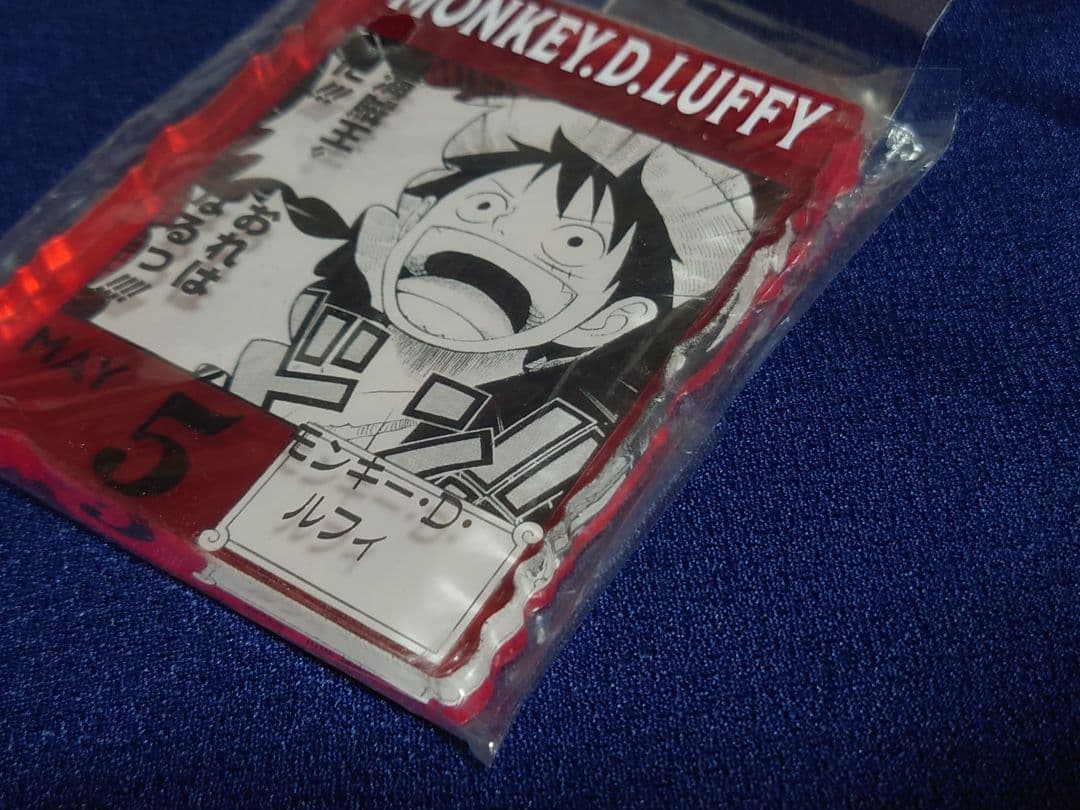 【ルフィ】ONE PIECE BASE SHOP くじ　アクリルブロックチャーム