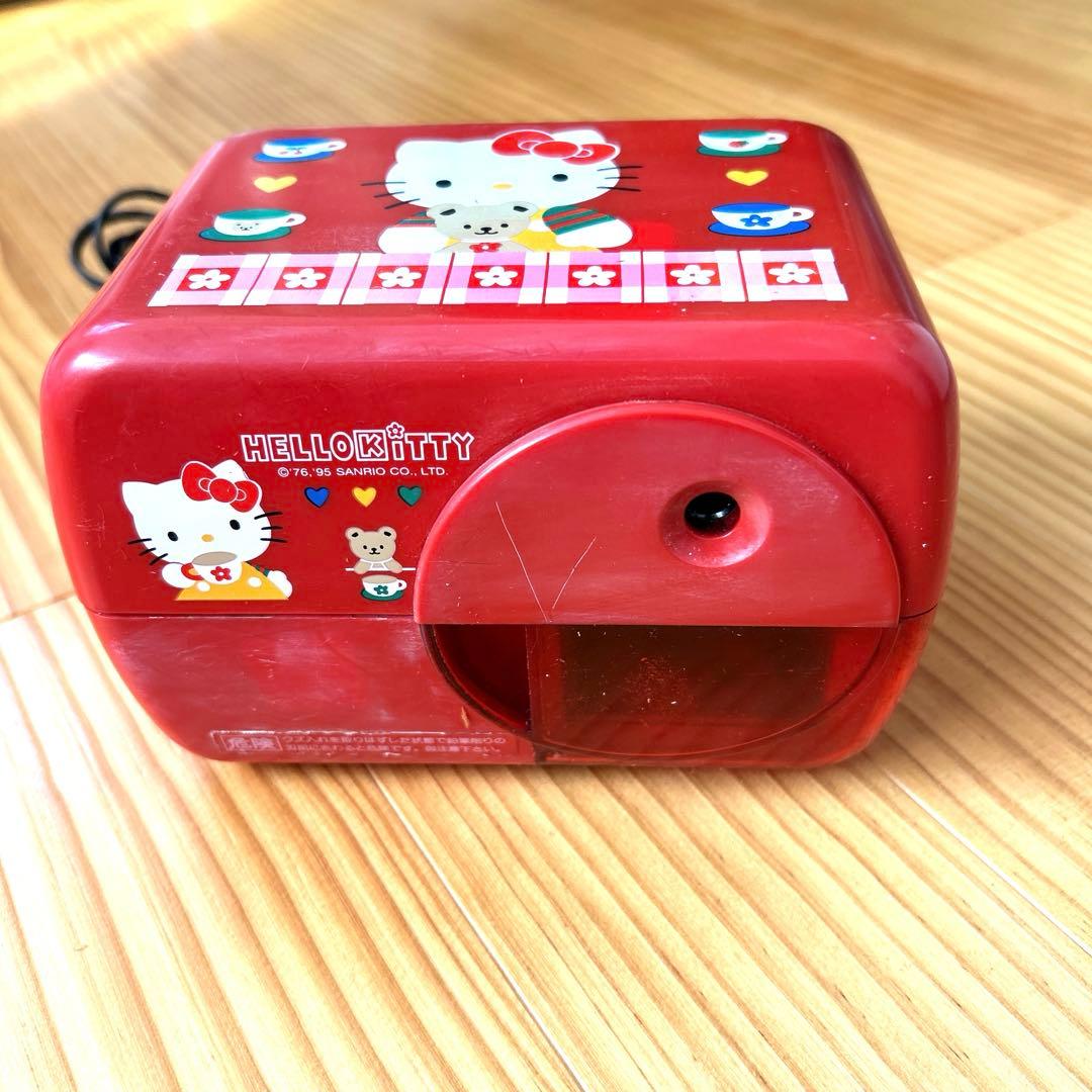 サンリオ　レトロ　電動鉛筆削り　年代物